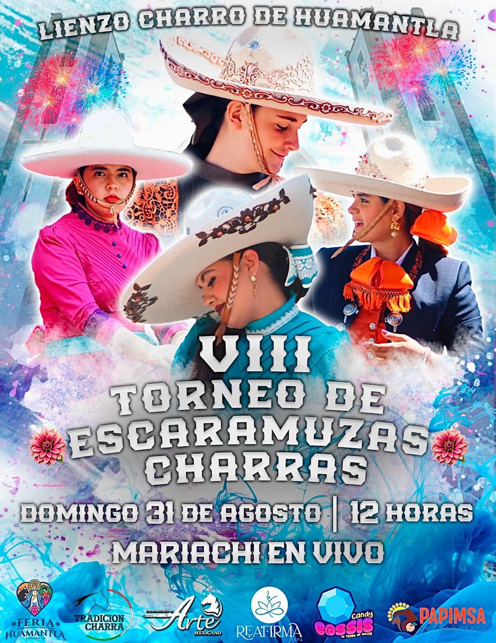 SE REALIZARÁ EL VIII TORNEO DE ESCARAMUZAS CHARRAS EN HUAMANTLA COMO PARTE DEL CIERRE DE LA FERIA INTERNACIONAL DEL ARTE EFÍMERO Y LA DALIA 2025