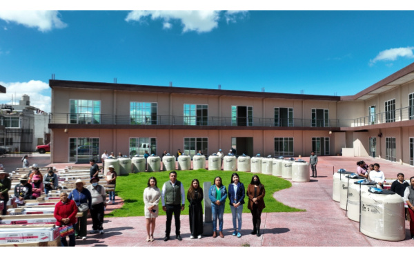 CONTLA IMPULSA EL BIENESTAR DE 160 FAMILIAS CON CALENTADORES SOLARES Y TINACOS SUBSIDIADOS