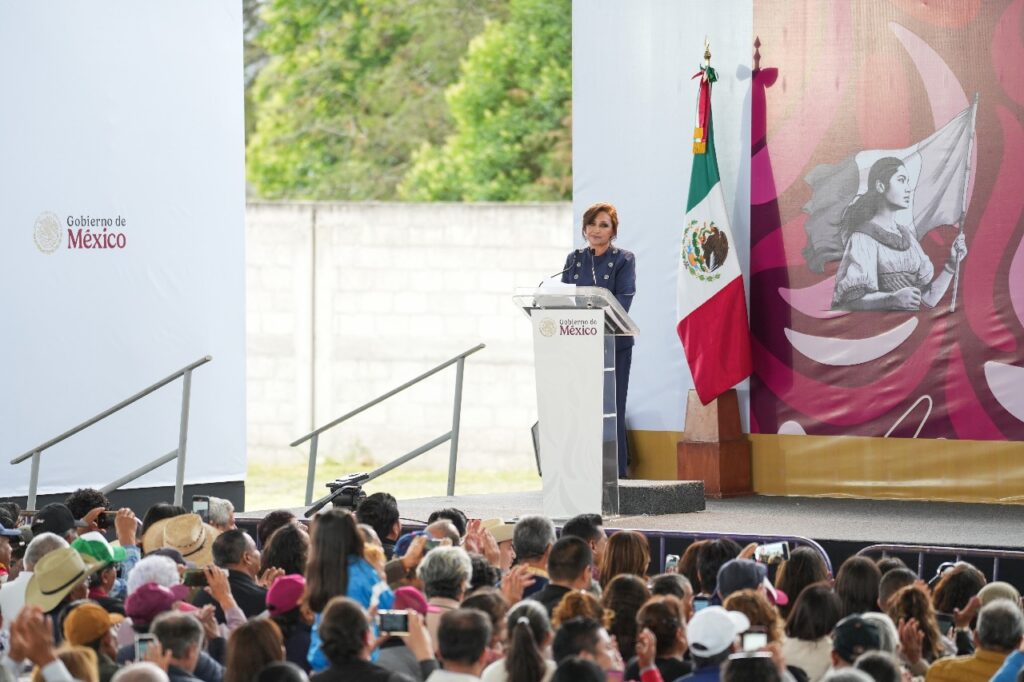 ALFONSO SÁNCHEZ GARCÍA FELICITA A CLAUDIA SHEINBAUM POR SU PRIMER AÑO DE GOBIERNO EN VISITA A TLAXCALA
