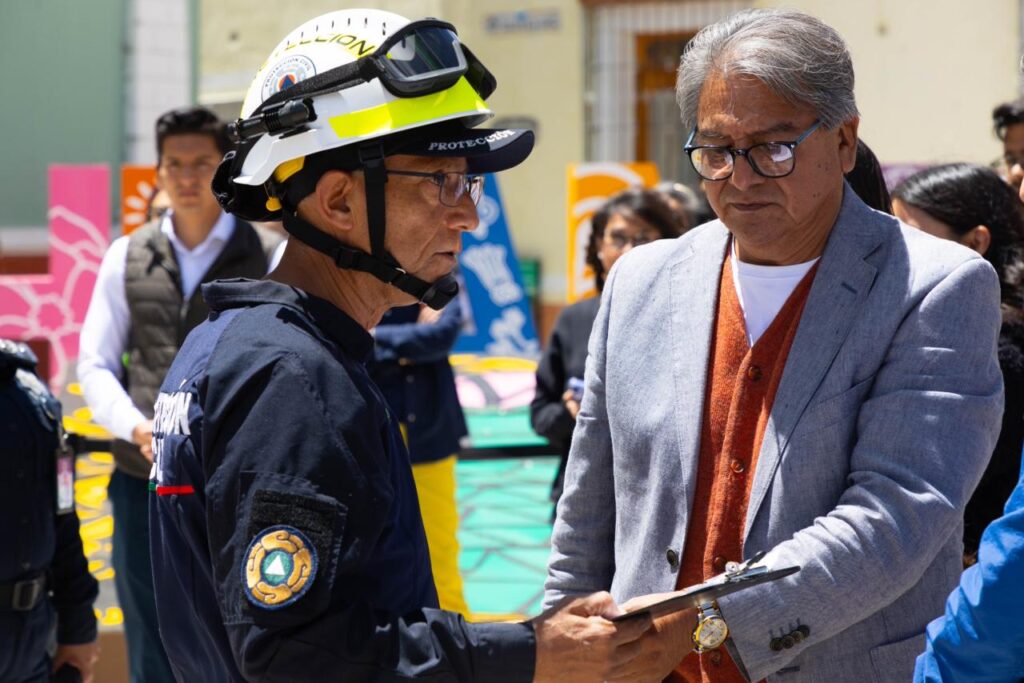 HUAMANTLA PARTICIPA CON ÉXITO EN EL SEGUNDO SIMULACRO NACIONAL 2025 Y REFUERZA LA CULTURA DE LA PREVENCIÓN