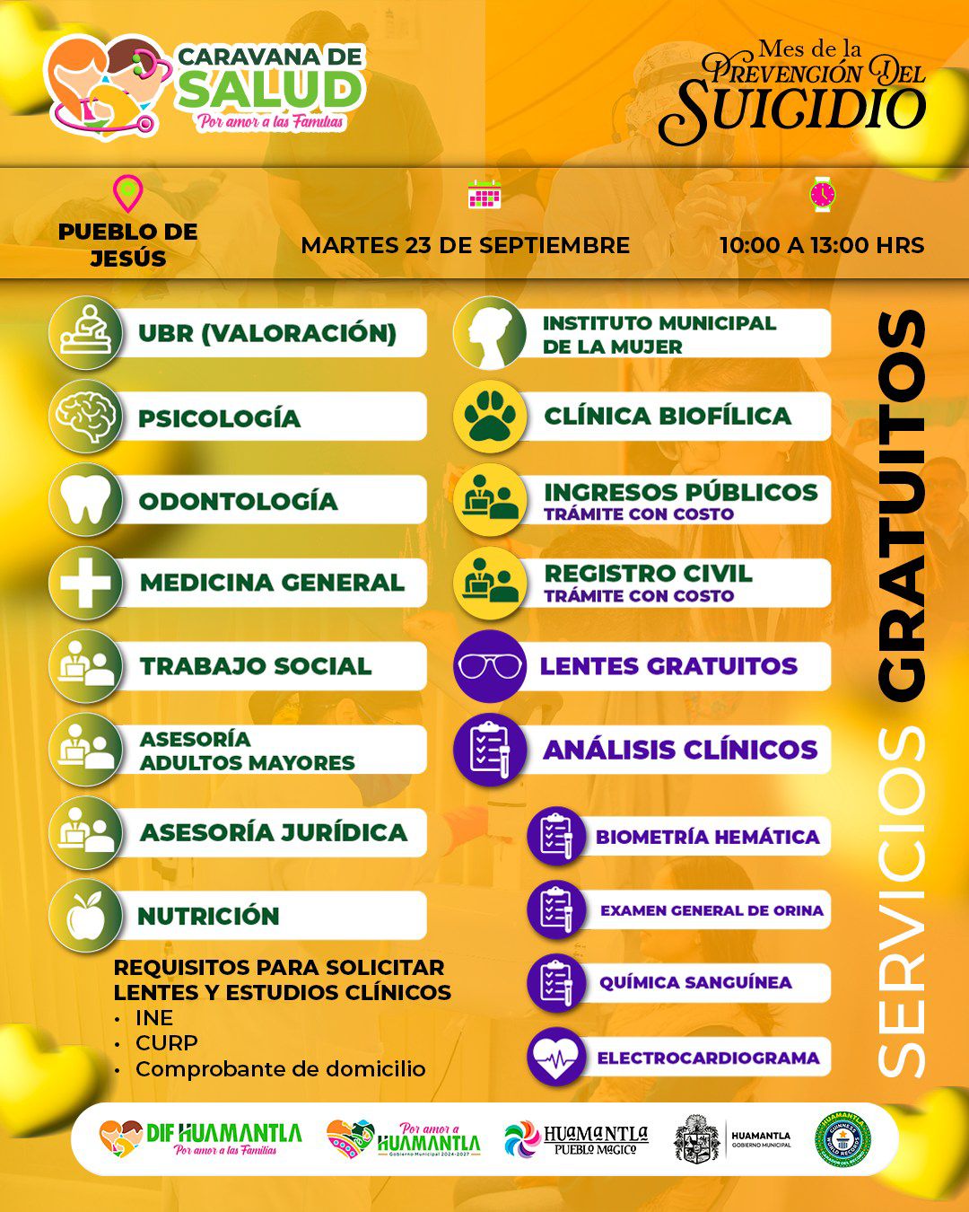 CARAVANA DE SALUD LLEGARÁ AL PUEBLO DE JESÚS