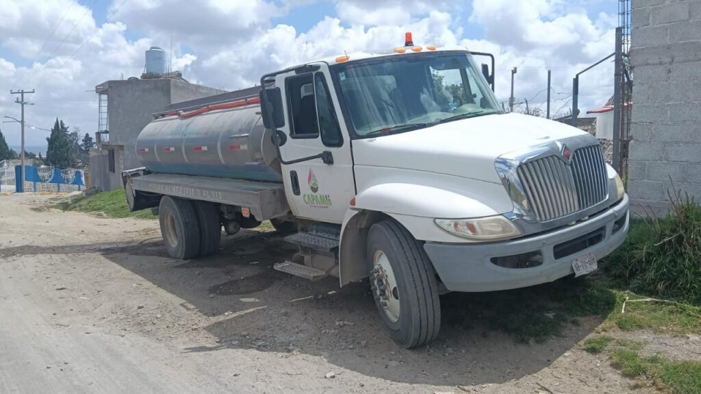 CAPAMH ATIENDE REPORTES DE FUGAS Y CONTINÚA CON EL REPARTO DE AGUA EN ZONAS VULNERABLES