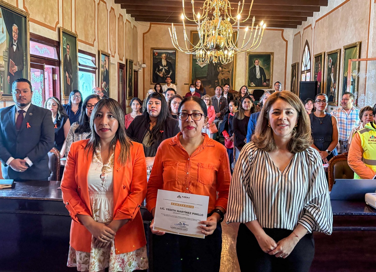 AYUNTAMIENTO DE TLAXCALA Y EL ITE SUMAN ESFUERZOS PARA ERRADICAR LA VIOLENCIA POLÍTICA CONTRA LAS MUJERES