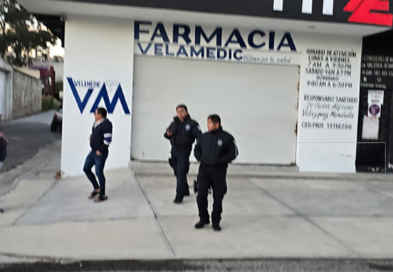 COMANDO ROBA GIMNASIO EN LA MADRUGADA Y HUYE EN CAMIÓN