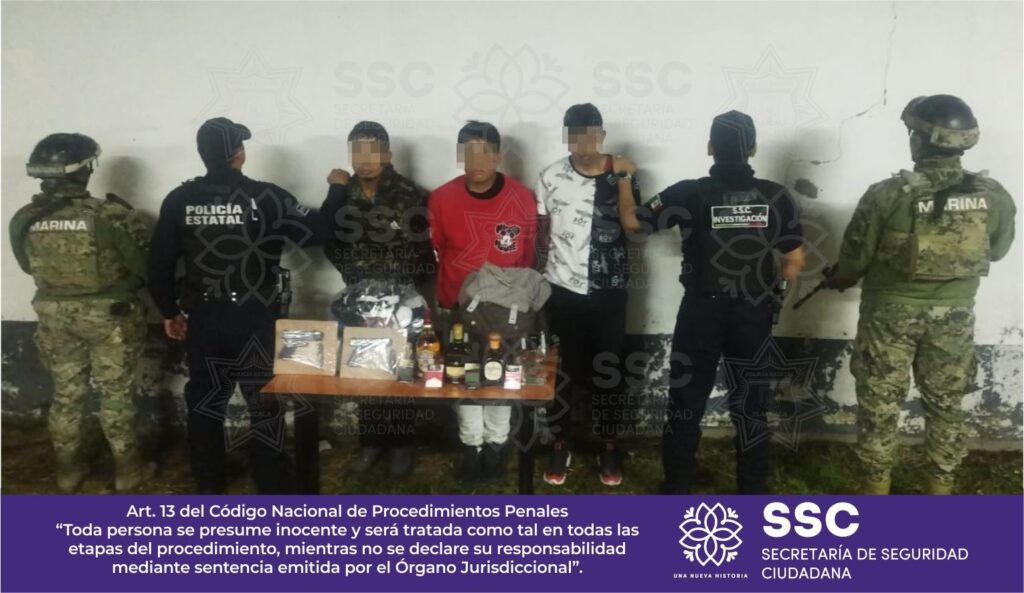 CAEN TRES PRESUNTOS ASALTANTES LIGADOS A ROBOS EN TIENDAS DE CONVENIENCIA EN APIZACO