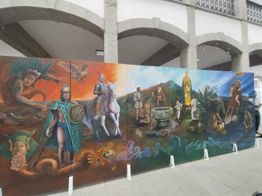 TLAXCALA CELEBRA SU GRANDEZA CON LA DEVELACIÓN DEL MURAL “GLORIA Y GRANDEZA DE MÉXICO” EN EL CONGRESO DEL ESTADO