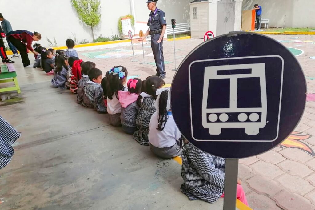 POLICÍA MUNICIPAL DE TLAXCALA FOMENTA LA CULTURA DE LA PREVENCIÓN ENTRE NIÑAS Y NIÑOS DE SAN HIPÓLITO CHIMALPA