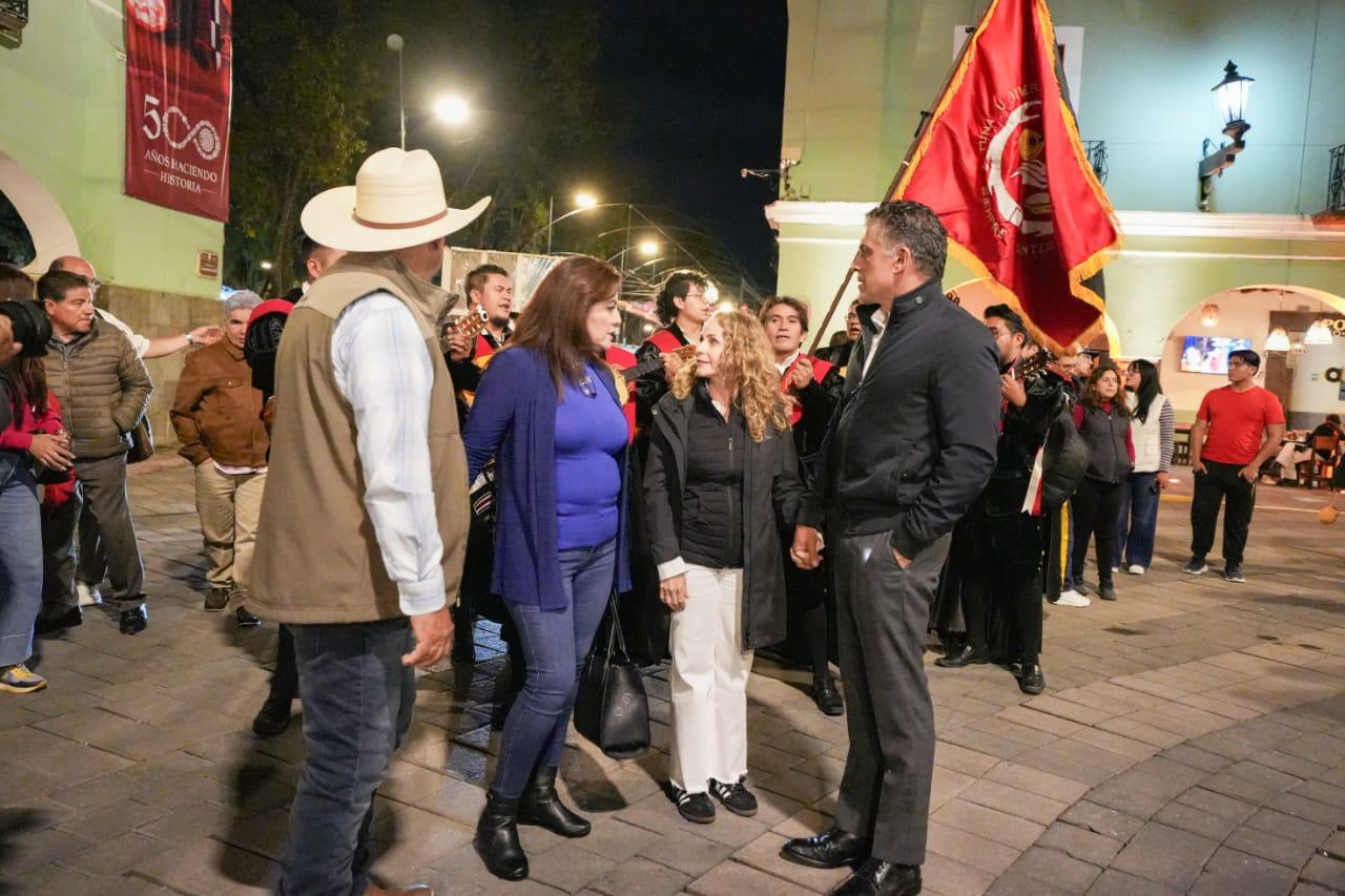 ANTE INVITADOS ESPECIALES ALCALDE ALFONSO SÁNCHEZ GARCÍA MUESTRA BELLEZAS HISTÓRICAS Y CULTURALES DE TLAXCALA