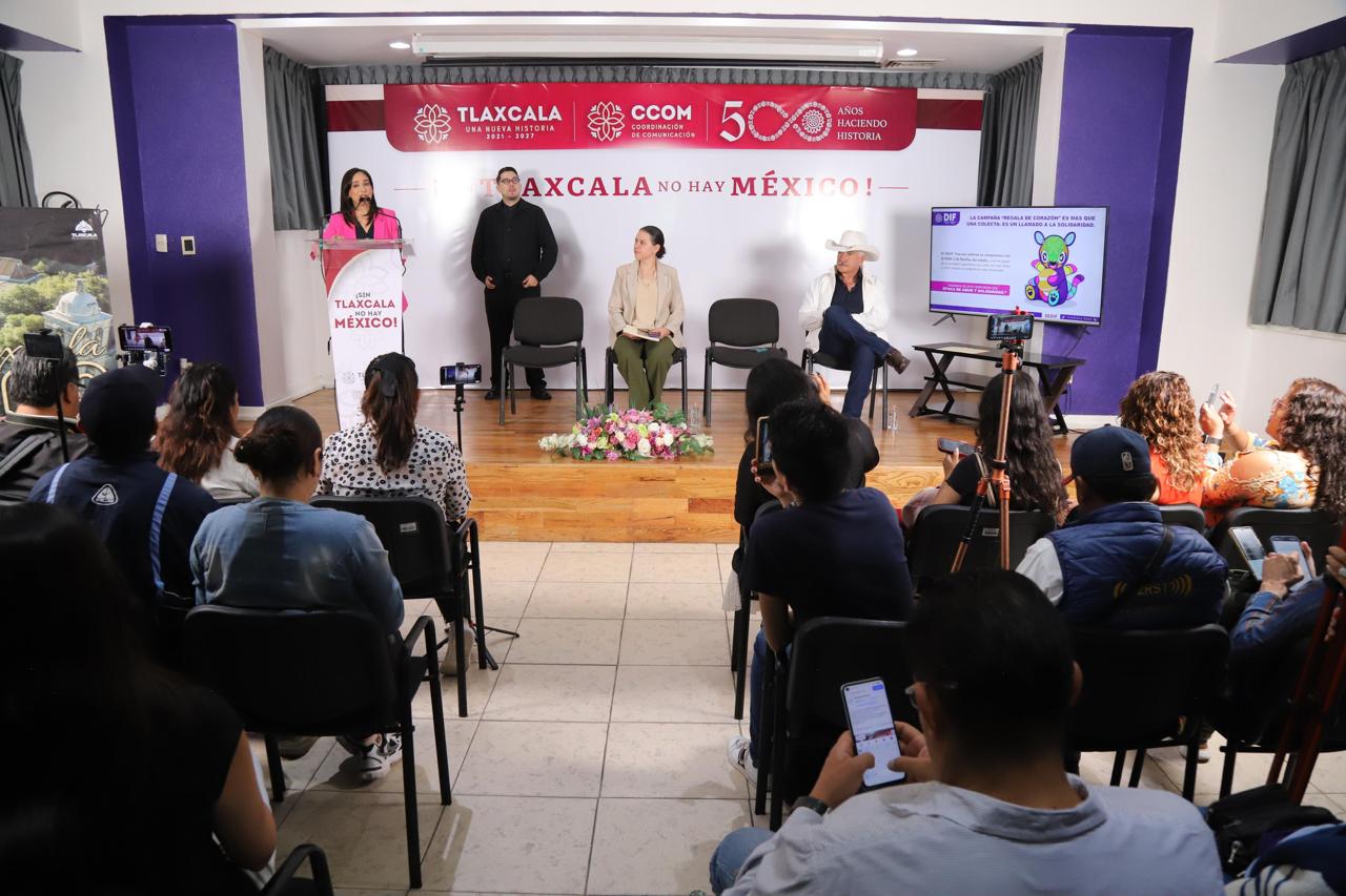 REGALA DE CORAZÓN: CAMPAÑA DEL SEDIF PARA LLEVAR ABRIGO Y JUGUETES A LA NIÑEZ TLAXCALTECA