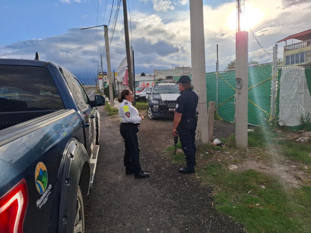 SUPERVISIÓN PERMANENTE EN LABORES DE SEGURIDAD PARA SALVAGUARDAR A HUAMANTLA