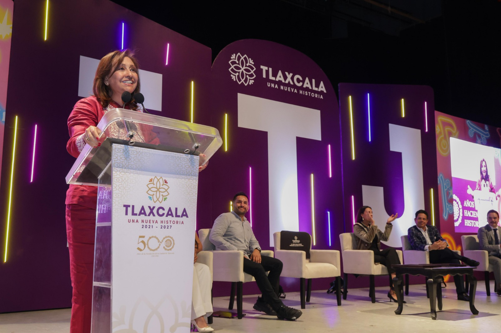 SERVIDORES PÚBLICO JUVENILES, PROTAGONISTAS DE LA NUEVA HISTORIA DE TLAXCALA: GOBERNADORA