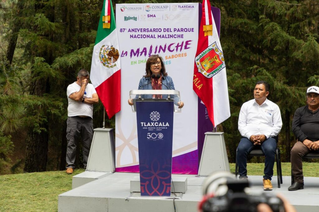 SALVADOR SANTOS PRESENTE EN EL 87 ANIVERSARIO DEL PARQUE NACIONAL LA MALINCHE