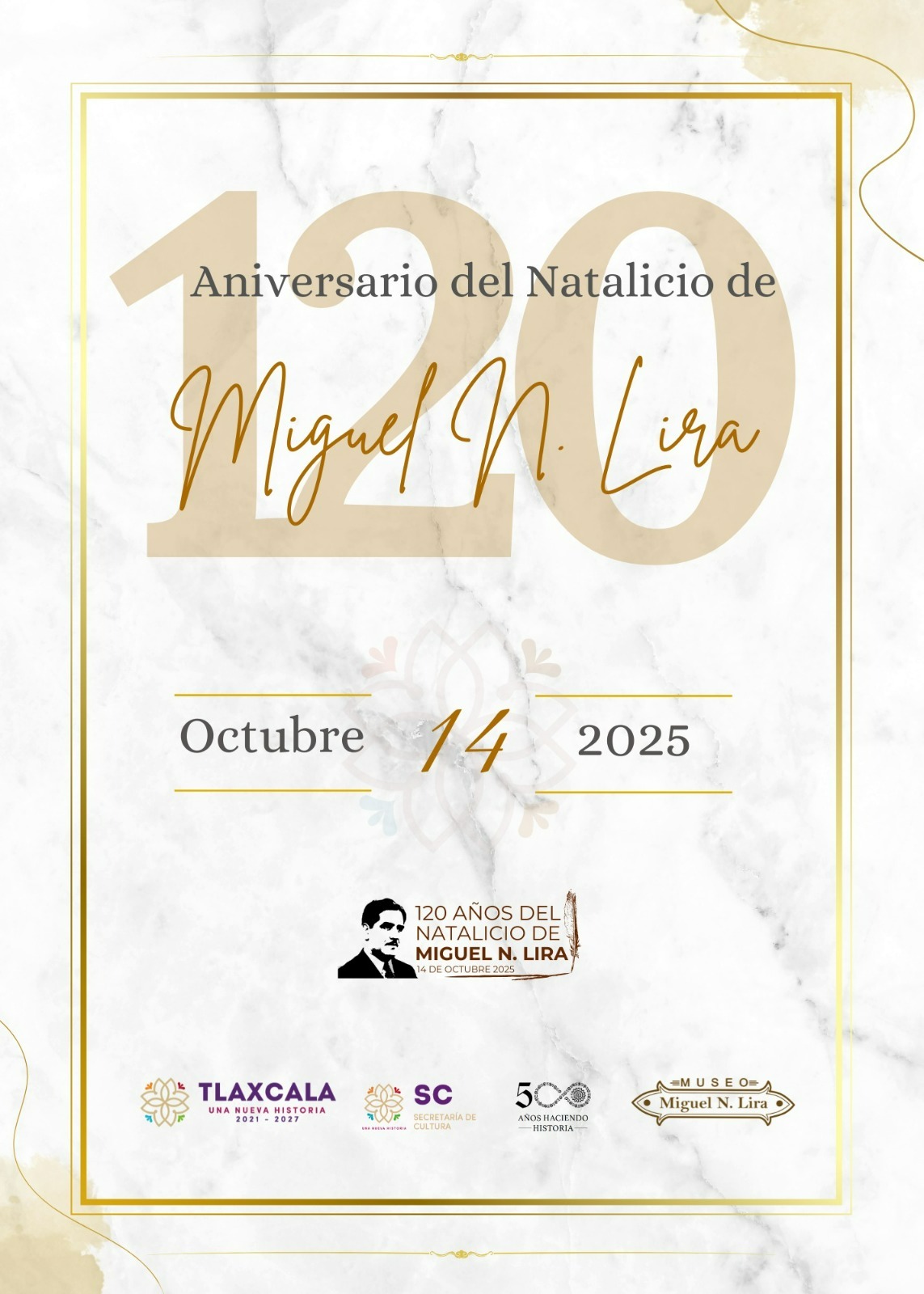 GOBIERNO DEL ESTADO RENDIRÁ HOMENAJE AL ESCRITOR MIGUEL N. LIRA EN EL 120 ANIVERSARIO DE SU NATALICIO