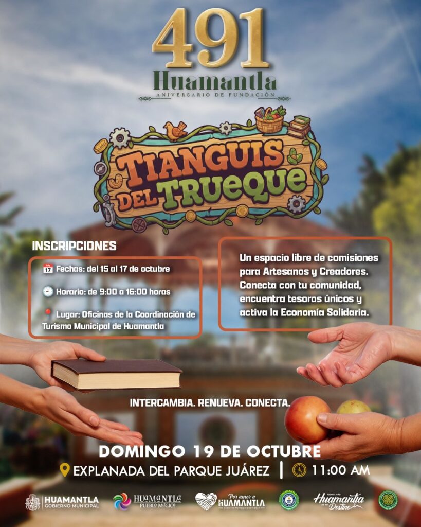 HUAMANTLA IMPULSA EL TRUEQUE COMO SÍMBOLO DE IDENTIDAD Y ECONOMÍA SOLIDARIA