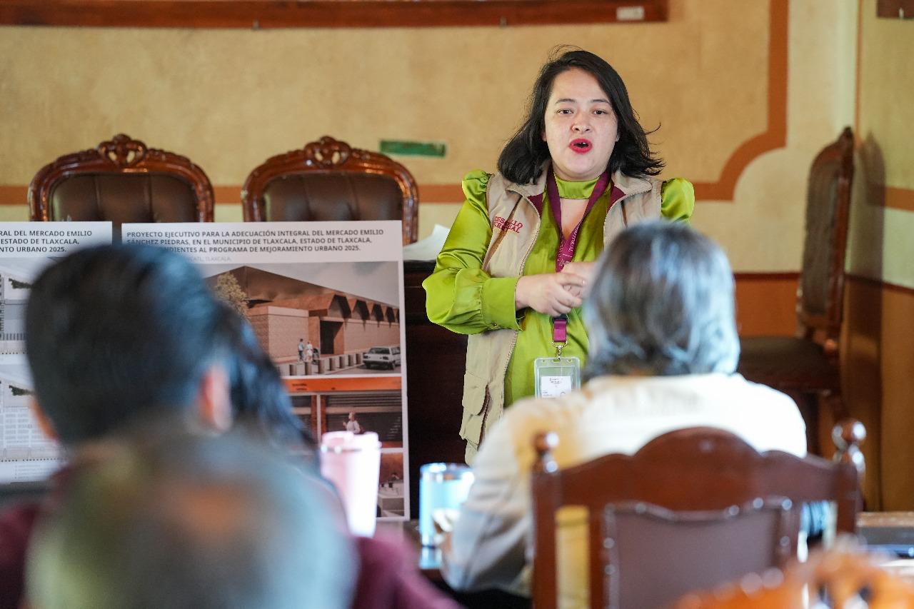 AYUNTAMIENTO DE TLAXCALA Y SEDATU AVANZAN EN LA INTEGRACIÓN DEL PROYECTO DE REMODELACIÓN DEL MERCADO “EMILIO SÁNCHEZ PIEDRAS”
