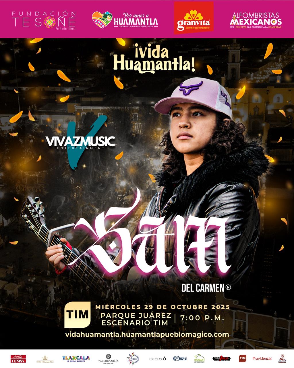 INVITA AYUNTAMIENTO DE HUAMANTLA A PRESENTACIÓN DE TALENTO LOCAL EN LA INAUGURACIÓN DEL FESTIVAL “VIDA HUAMANTLA”