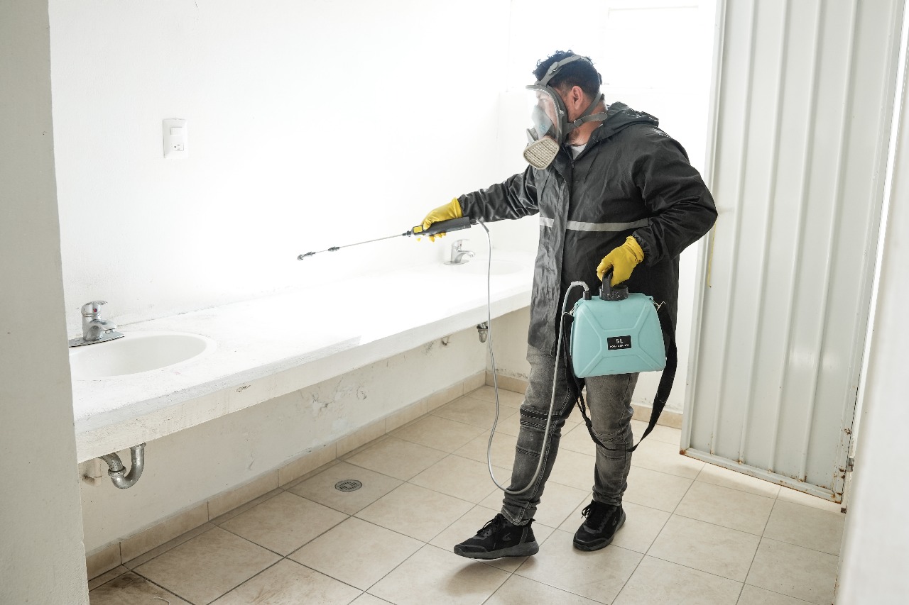 AYUNTAMIENTO DE TLAXCALA PROCURA INSTALACIONES SALUDABLES EN EL RASTRO MUNICIPAL CON FUMIGACIONES