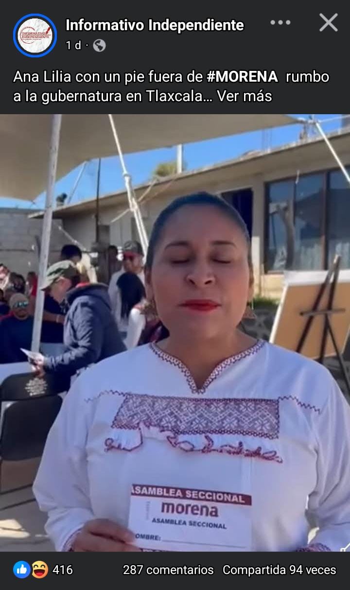 ANA LILIA, AL BORDE DEL ABISMO: MORENA LA DEJA FUERA Y YA BUSCA REFUGIO POLÍTICO RUMBO AL 2027