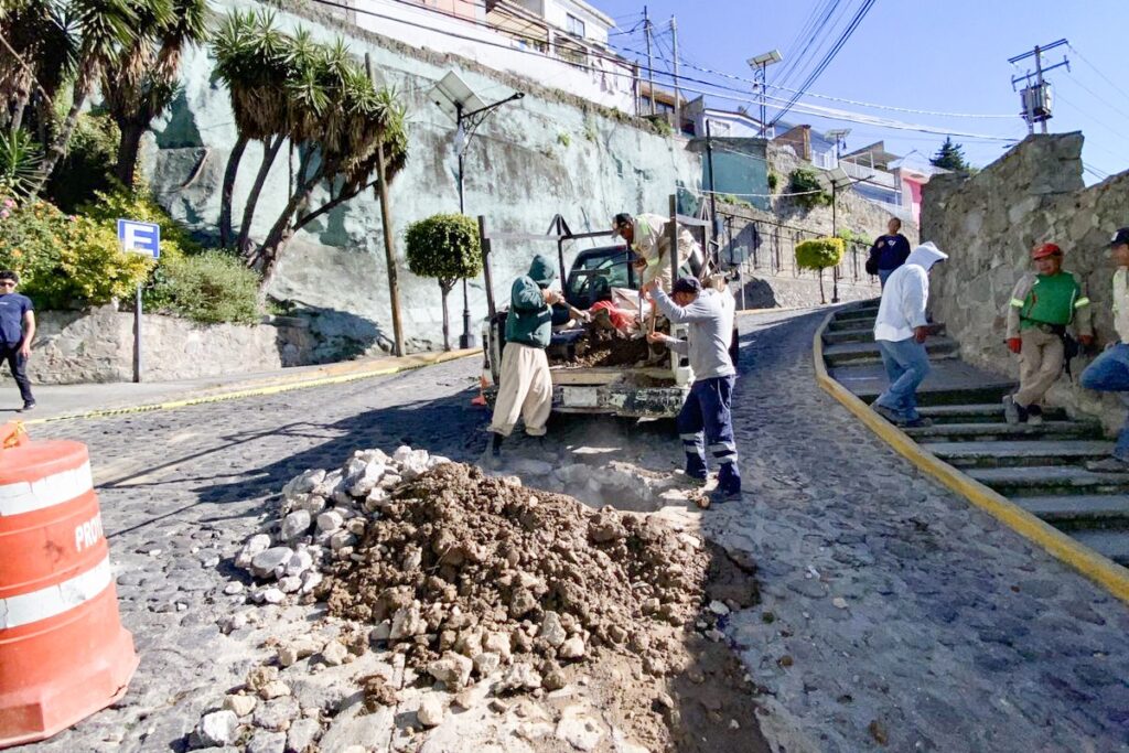 GOBIERNO MUNICIPAL DE TLAXCALA REFUERZA LABORES DE REPARACIÓN A LA INFRAESTRUCTURA HIDRÁULICA Y URBANA
