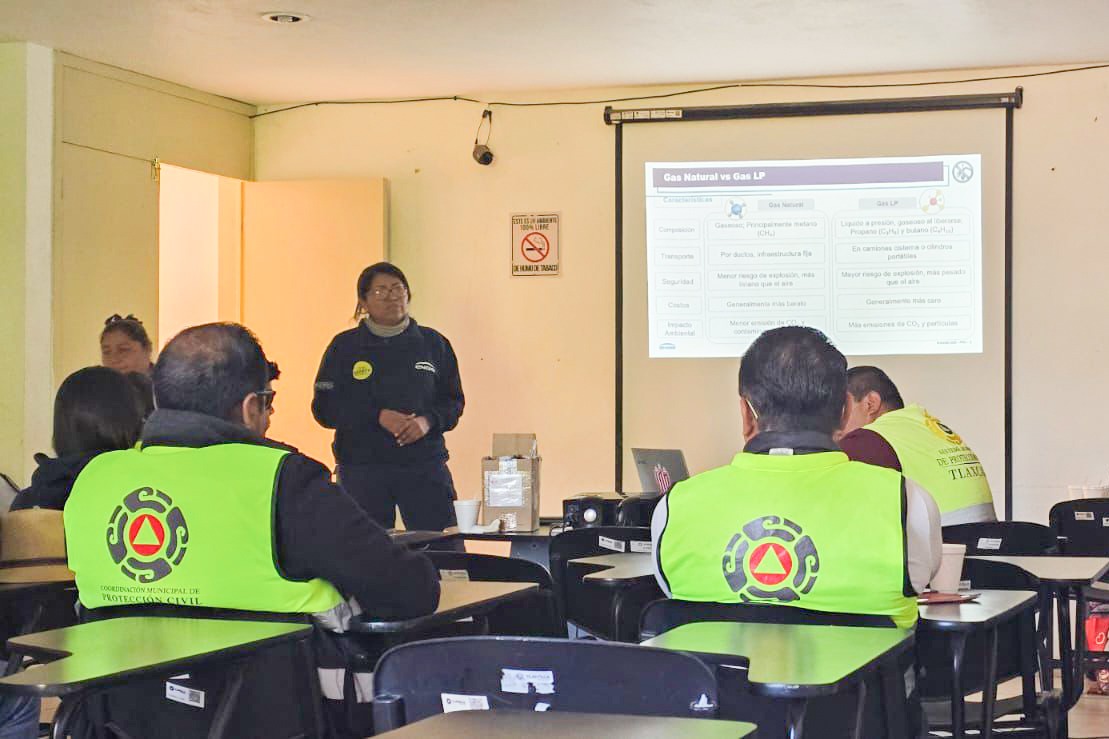 AYUNTAMIENTO DE TLAXCALA ENCABEZA CAPACITACIÓN REGIONAL EN PREVENCIÓN DE RIESGOS POR GAS NATURAL