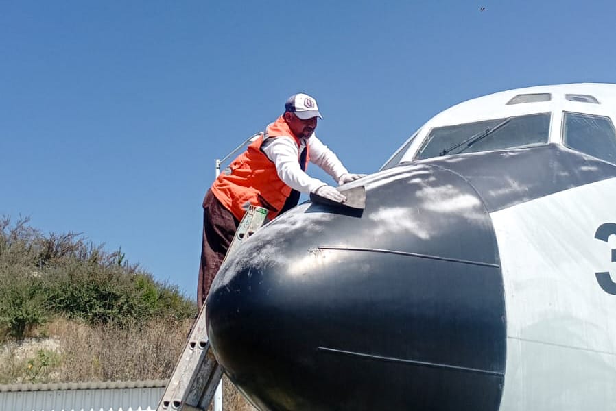 AYUNTAMIENTO DE TLAXCALA RESCATA EMBLEMÁTICO AVIÓN PARA PROYECTAR EL PARQUE TEMÁTICO DE TIZATLÁN AL TURISMO