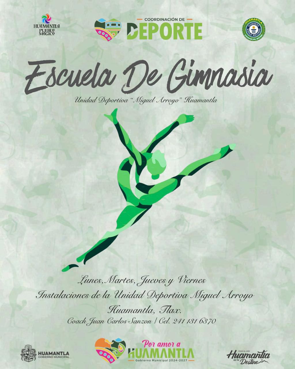 HUAMANTLA DA UN GRAN SALTO EN EL DEPORTE, INAUGURAN LA ESCUELA MUNICIPAL DE GIMNASIA