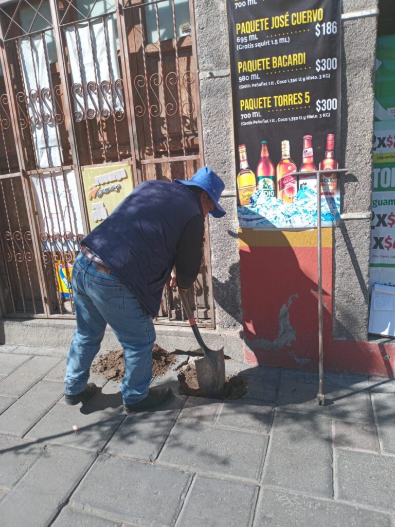 CAPAMH REFUERZA ACCIONES DE MANTENIMIENTO EN BENEFICIO DE LAS FAMILIAS HUAMANTLECAS