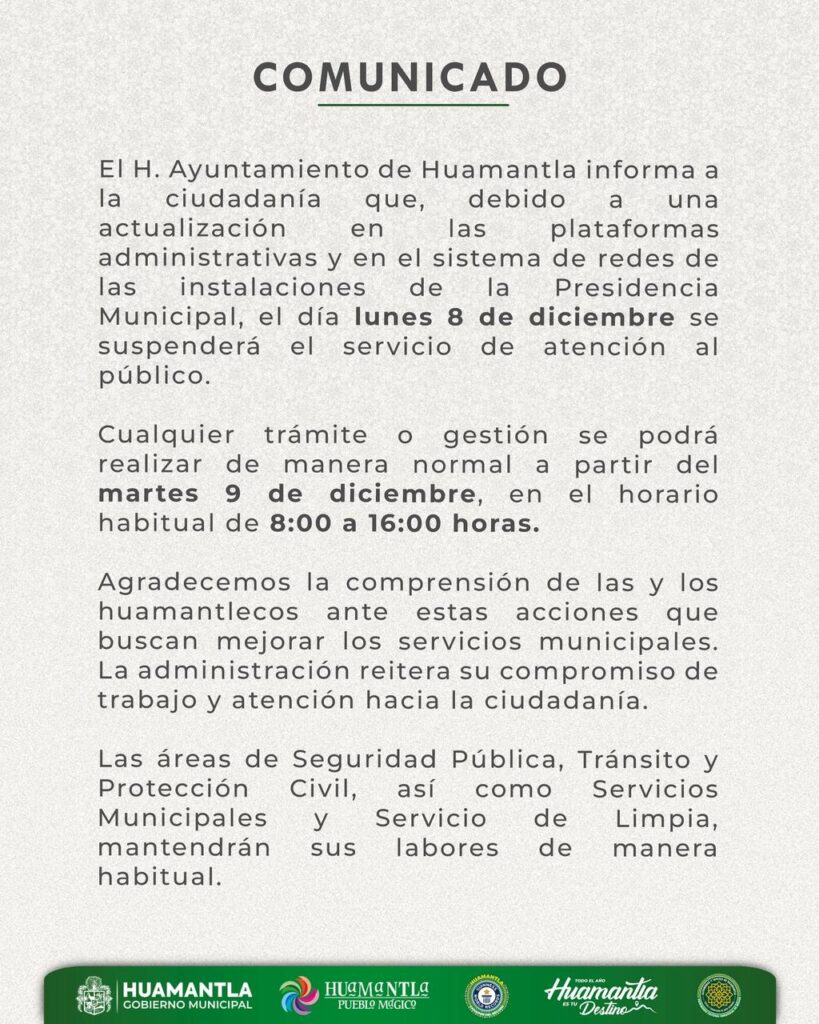 COMUNICADO