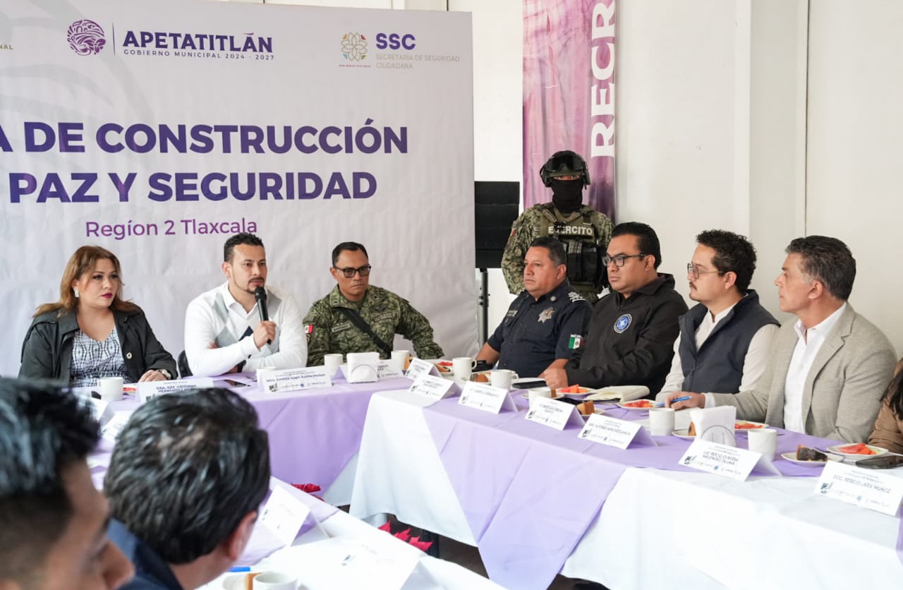 ALFONSO SÁNCHEZ GARCÍA IMPULSA TRABAJO COORDINADO EN MESA DE SEGURIDAD REGIONAL
