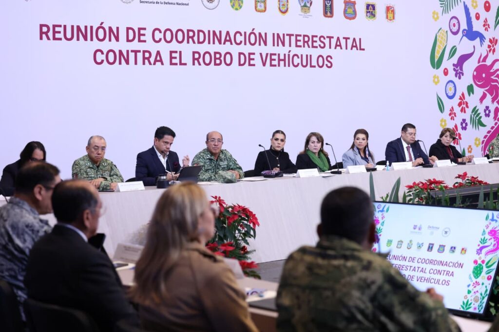 TLAXCALA REDUCE MÁS DE 50% EL ROBO DE VEHÍCULOS Y REFUERZA COORDINACIÓN INTERESTATAL