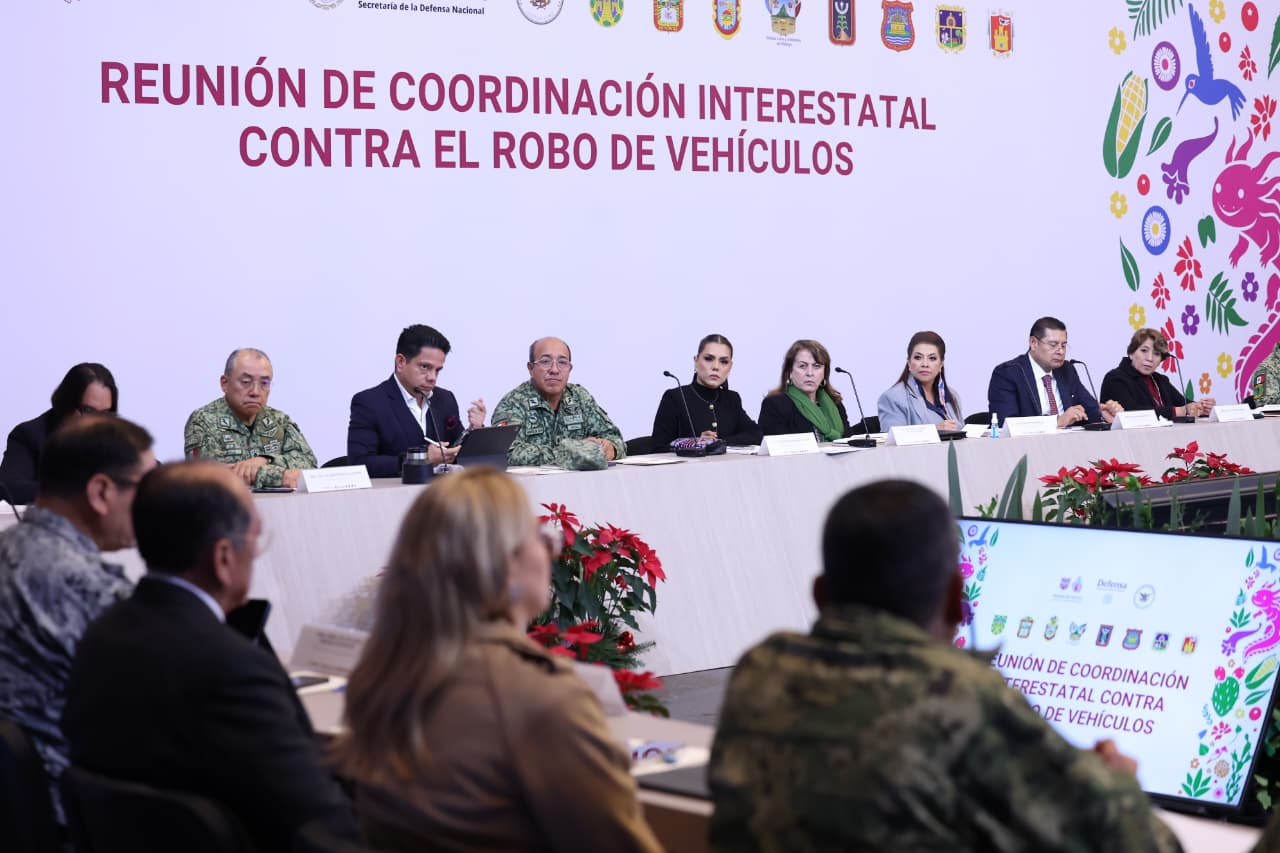 TLAXCALA REDUCE MÁS DE 50% EL ROBO DE VEHÍCULOS Y REFUERZA COORDINACIÓN INTERESTATAL