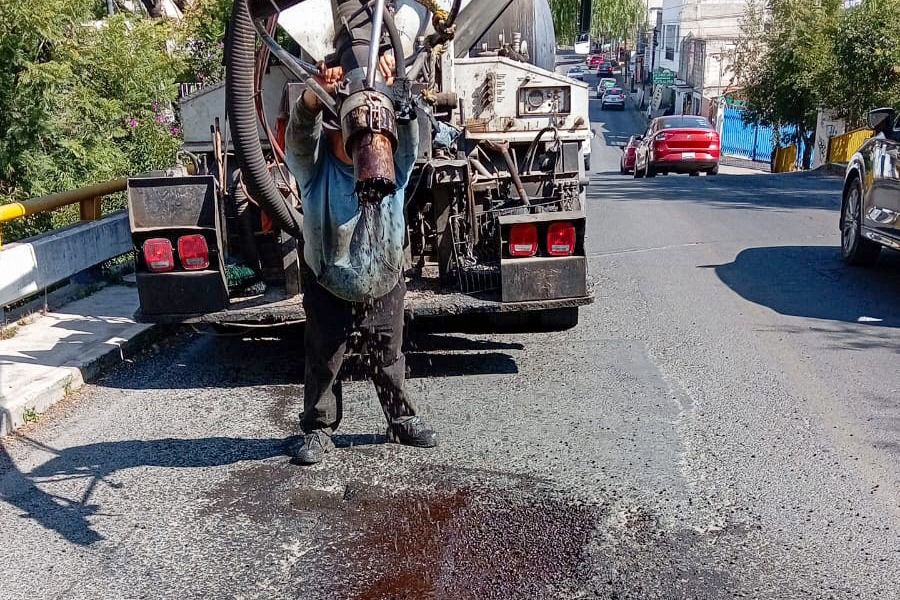 PROGRAMA DE REFORZAMIENTO AL BACHEO EN COMUNIDADES DA RESULTADOS EN TIZATLÁN