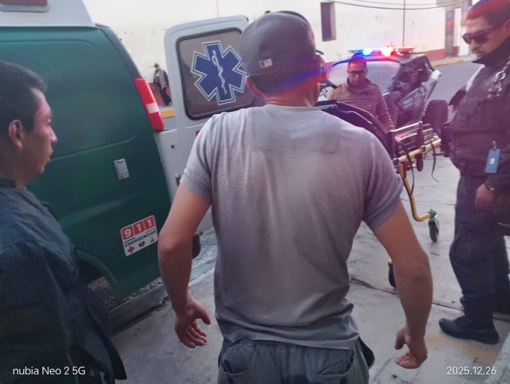 Atiende Seguridad Pública reporte de persona lesionada por arma de fuego en Huamantla