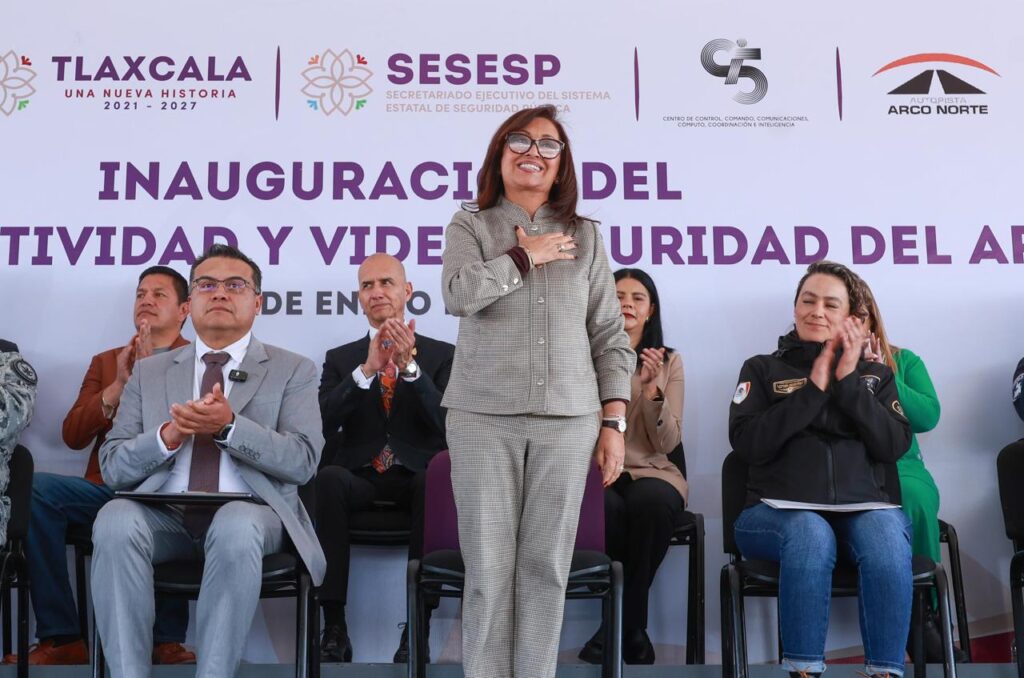 TLAXCALA INAUGURA SISTEMA DE CONECTIVIDAD Y VIDEOSEGURIDAD EN EL ARCO NORTE, MODELO PIONERO A NIVEL NACIONAL