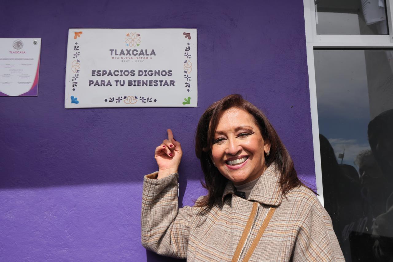 EN TLAXCALA, LOS RECURSOS SE INVIERTEN PARA QUE LAS FAMILIAS VIVAN MEJOR: LORENA CUÉLLAR