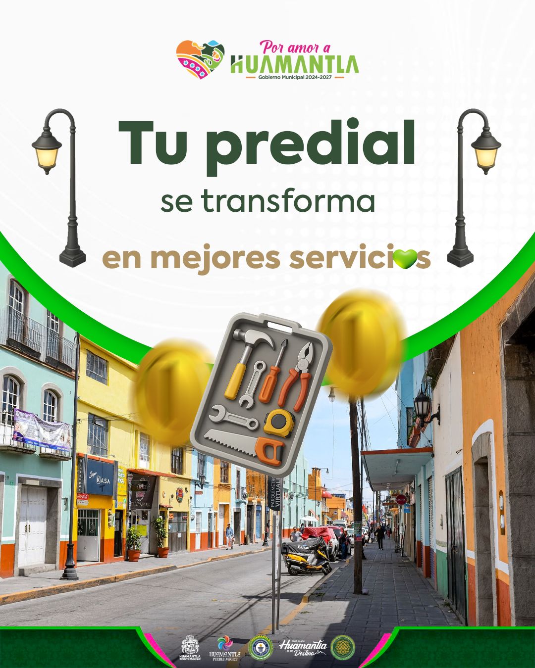 Gobierno de Huamantla invita a la ciudadanía a cumplir con el pago del predial, que brinda certeza y fortalece el patrimonio familiar