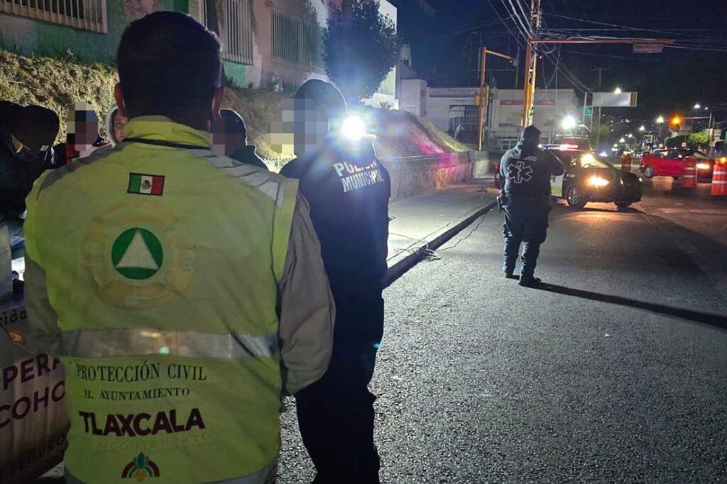 CON OPERATIVO DE ALCOHOLIMETRÍA AYUNTAMIENTO DE TLAXCALA CUIDA A LA POBLACIÓN Y PREVIENE ACCIDENTES