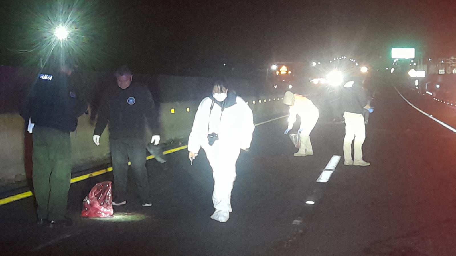 Atienden autoridades hecho vial con persona atropellada en Huamantla