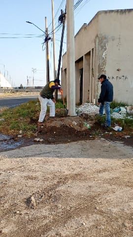 Atención permanente a la red de agua potable en Huamantla