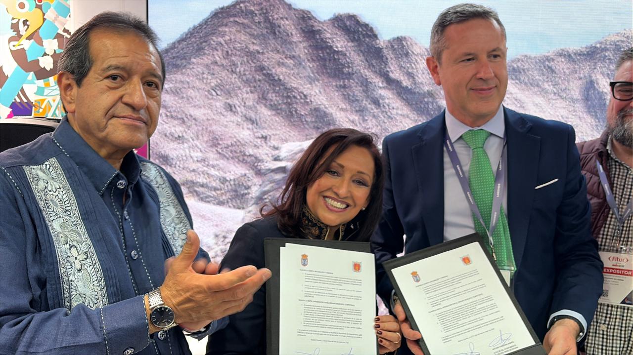 GOBERNADORA LORENA CUELLAR FIRMA ACUERDOS DE COOPERACIÓN CON AYUNTAMIENTOS DE ESPAÑA
