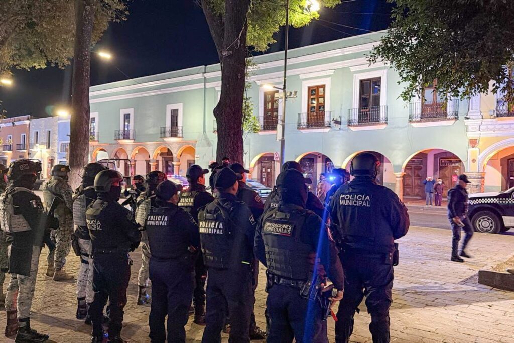 POLICÍA MUNICIPAL DE TLAXCALA REFUERZA LA SEGURIDAD CON OPERATIVO INTERINSTITUCIONAL