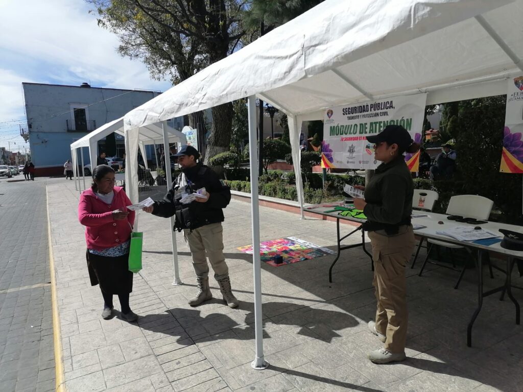 Refuerza Huamantla acciones de proximidad social para prevenir delitos y atender a la ciudadanía