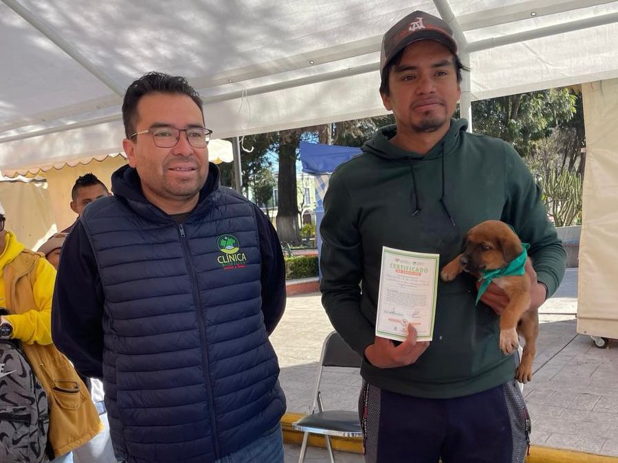 Huamantla impulsa el bienestar animal con éxito en la jornada “Adopta un Amigo”