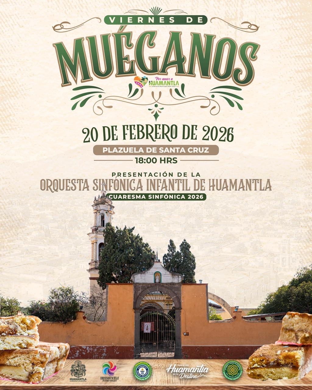INICIAN EN HUAMANTLA LOS TRADICIONALES VIERNES DE MUÉGANOS EN SANTA CRUZ