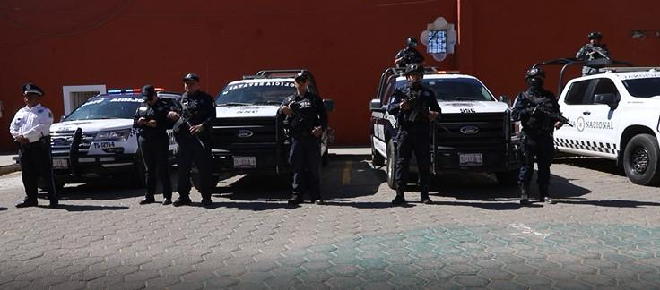 REFUERZAN SEGURIDAD CON MANDO COORDINADO EN NANACAMILPA