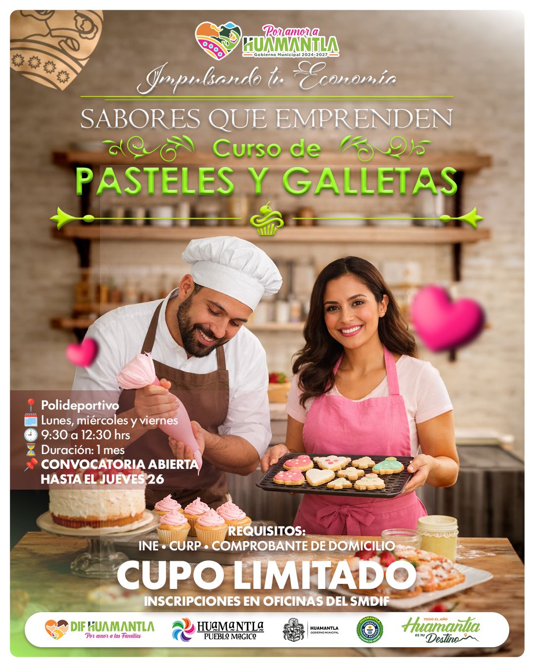 SMDIF HUAMANTLA IMPULSA EL EMPRENDIMIENTO CON EL CURSO “SABORES QUE EMPRENDEN”