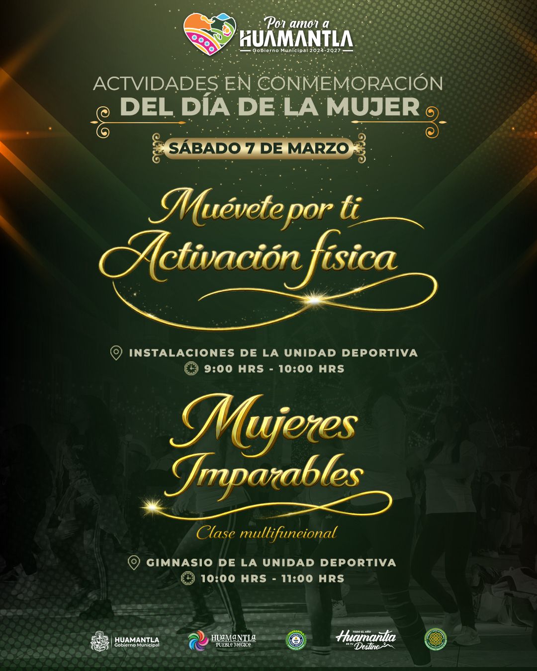 GOBIERNO MUNICIPAL DE HUAMANTLA IMPULSA JORNADA DE ACTIVACIÓN FÍSICA PARA MUJERES