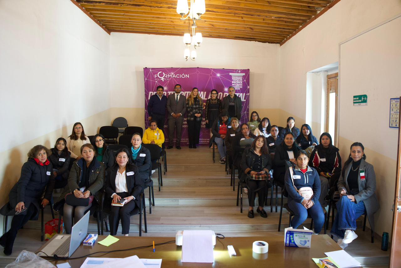 HUAMANTLA IMPULSA EL LIDERAZGO FEMENINO CON CAPACITACIÓN QUE FORTALECE LA PARTICIPACIÓN POLÍTICA DE LAS MUJERES
