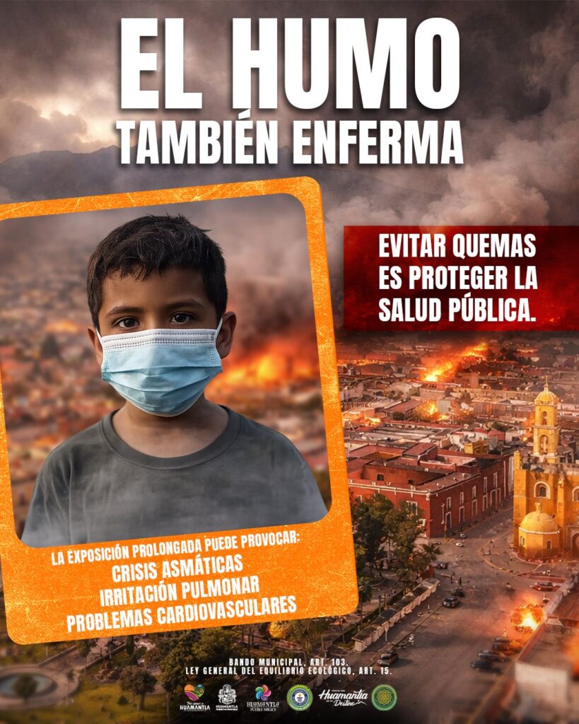 HUAMANTLA REFUERZA LLAMADO A PREVENIR INCENDIOS DURANTE LA TEMPORADA SECA