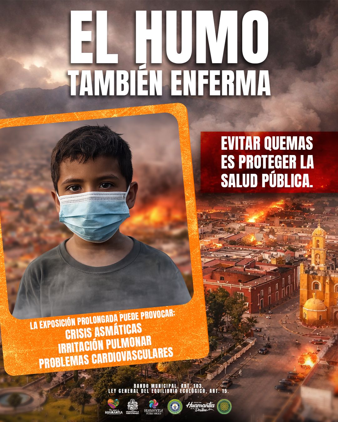 HUAMANTLA REFUERZA LLAMADO A PREVENIR INCENDIOS DURANTE LA TEMPORADA SECA